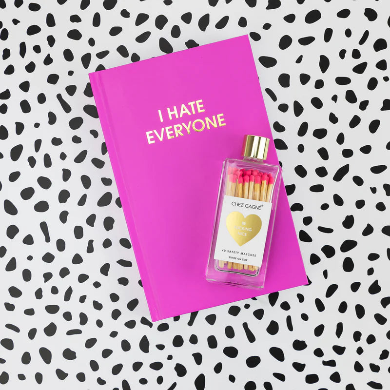 DAILY JOURNAL | I HATE EVERYONE-Books & Stationery-CHEZ GAGNE-Coriander