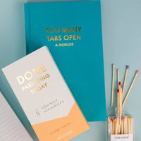 DAILY JOURNAL | TOO MANY TABS OPEN-Books & Stationery-CHEZ GAGNE-Coriander