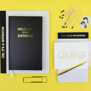 DAILY JOURNAL | WELCOME TO THE SH*TSHOW-Books & Stationery-CHEZ GAGNE-Coriander