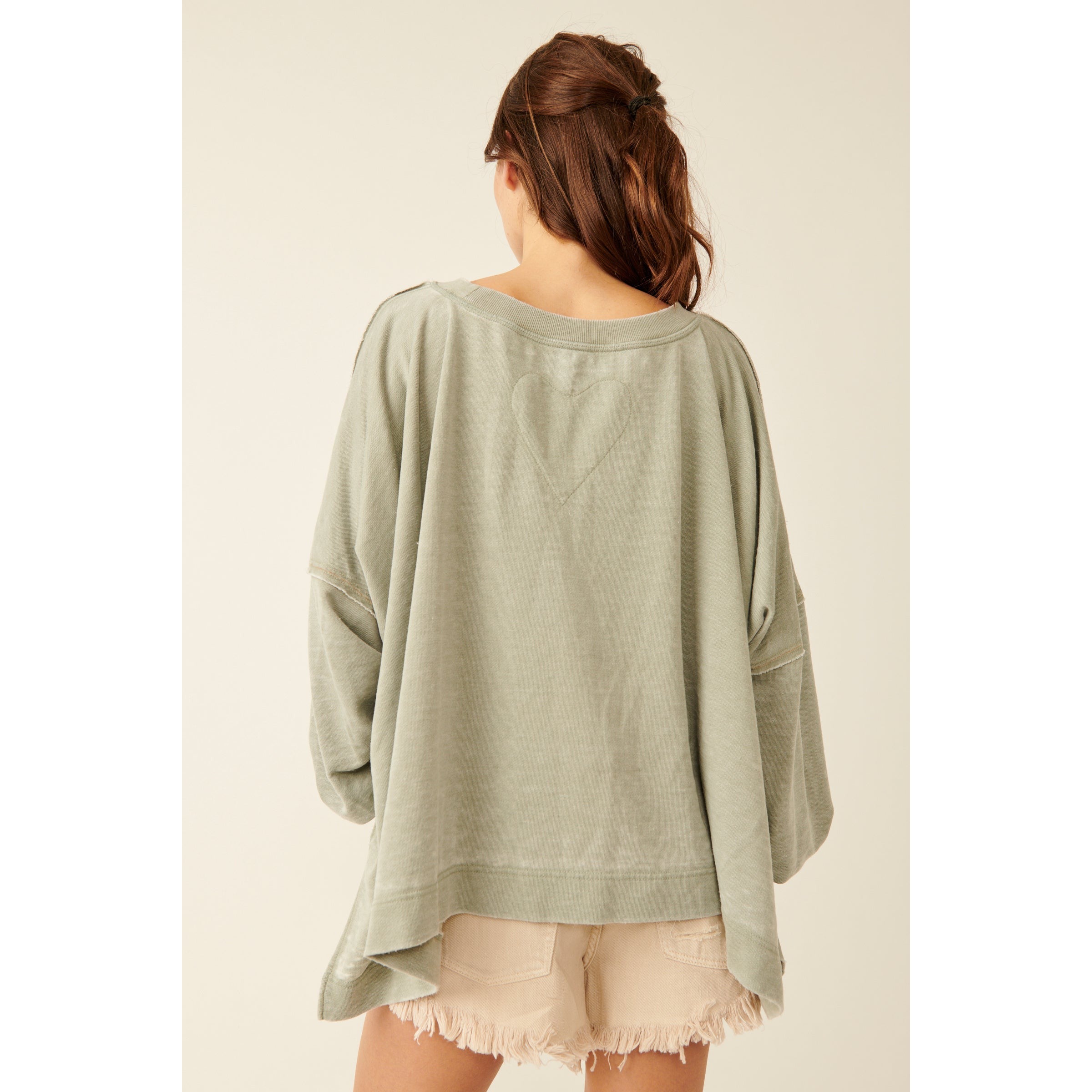 DAISY SWEATSHIRT-Tops-FREE PEOPLE-Coriander