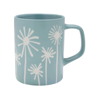 DANDELION EMBOSSED MUG-Mug-LIVING GOODS BY ORE-Coriander