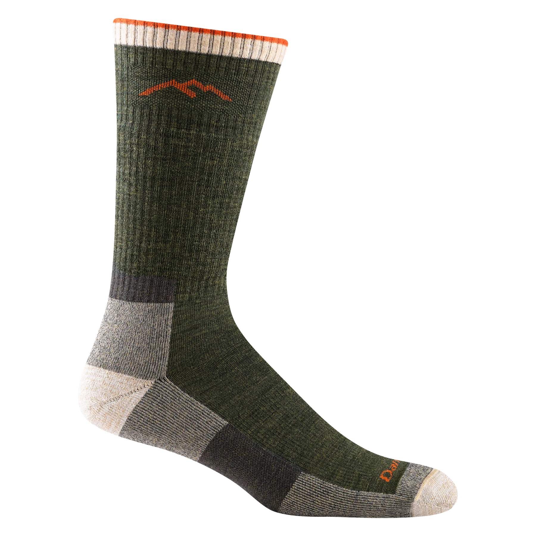 DARN TOUGH MEN'S HIKER BOOT SOCK-Socks-DARN TOUGH-LARGE-OLI-Coriander