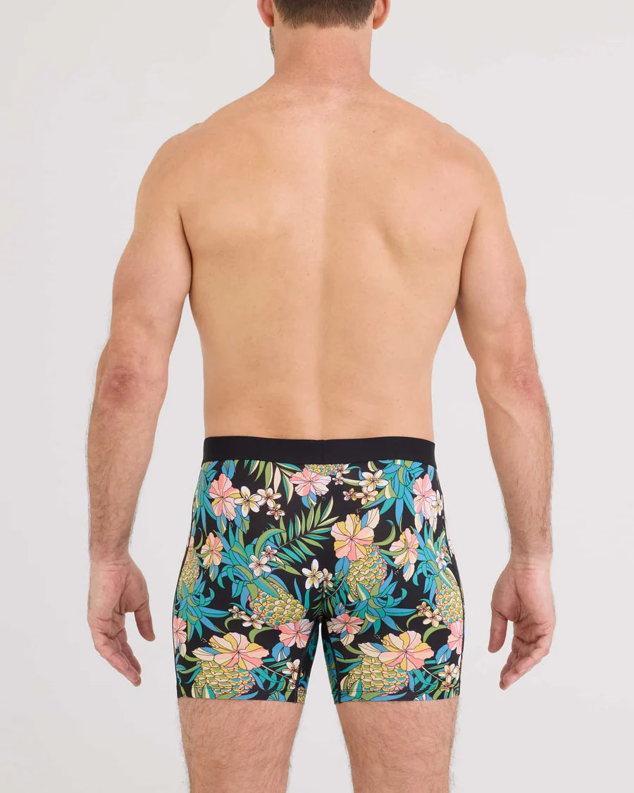 DAYTRIPPER BOXER BRIEF | PINEAPPLE FIELD-BLACK-Intimates-SAXX-Coriander