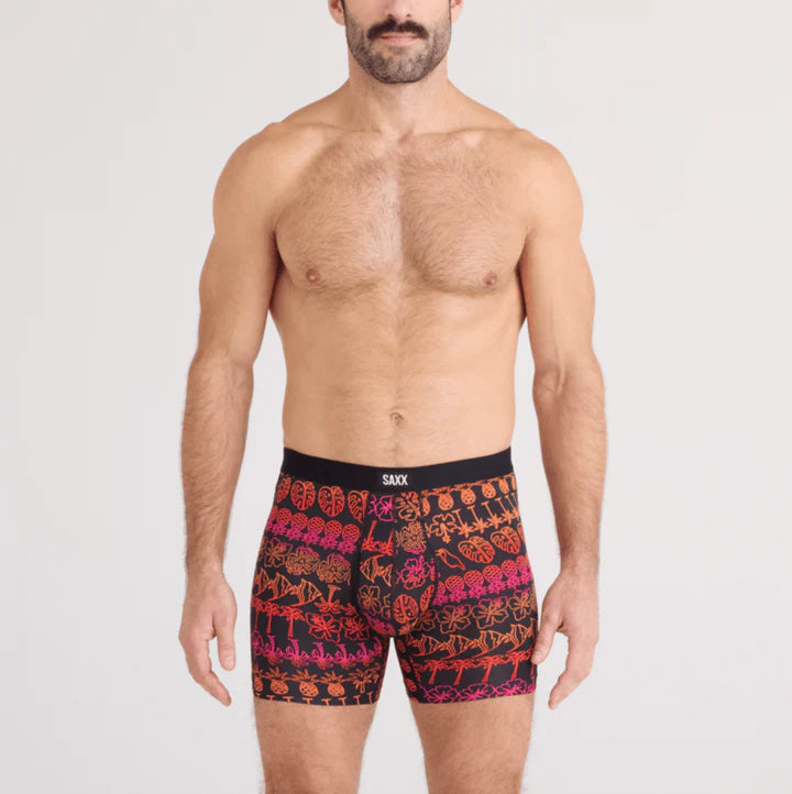 DAYTRIPPER BOXER BRIEF | TROPICAL LINEUP-BLACK-Intimates-SAXX-Coriander