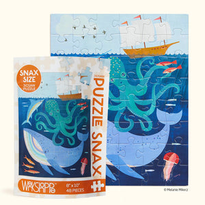 DEEP SEA ADVENTURE | 48 PIECE KIDS PUZZLE SNAX-Puzzle-WERKSHOPPE-Coriander