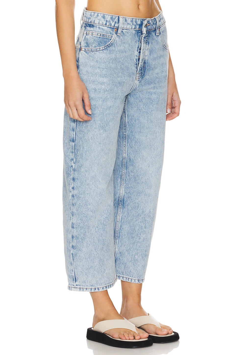 DEEP TRANCE DROPPED BOYFRIEND JEANS-Denim-FREE PEOPLE-Coriander