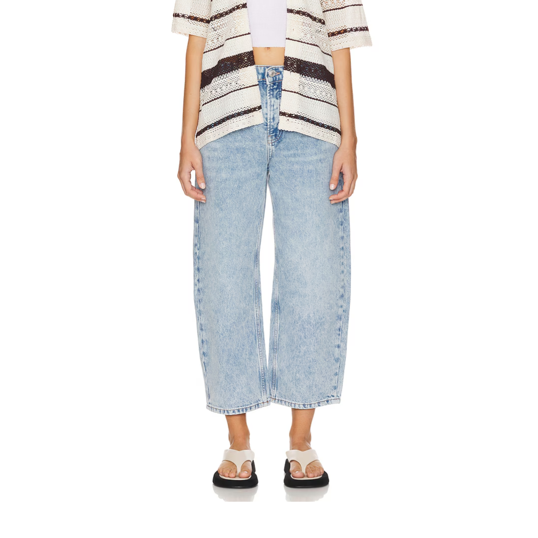 DEEP TRANCE DROPPED BOYFRIEND JEANS-Denim-FREE PEOPLE-Coriander