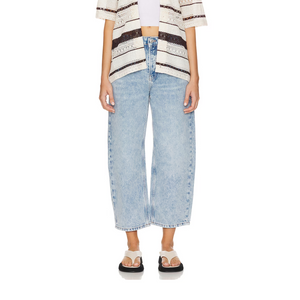 DEEP TRANCE DROPPED BOYFRIEND JEANS-Denim-FREE PEOPLE-Coriander