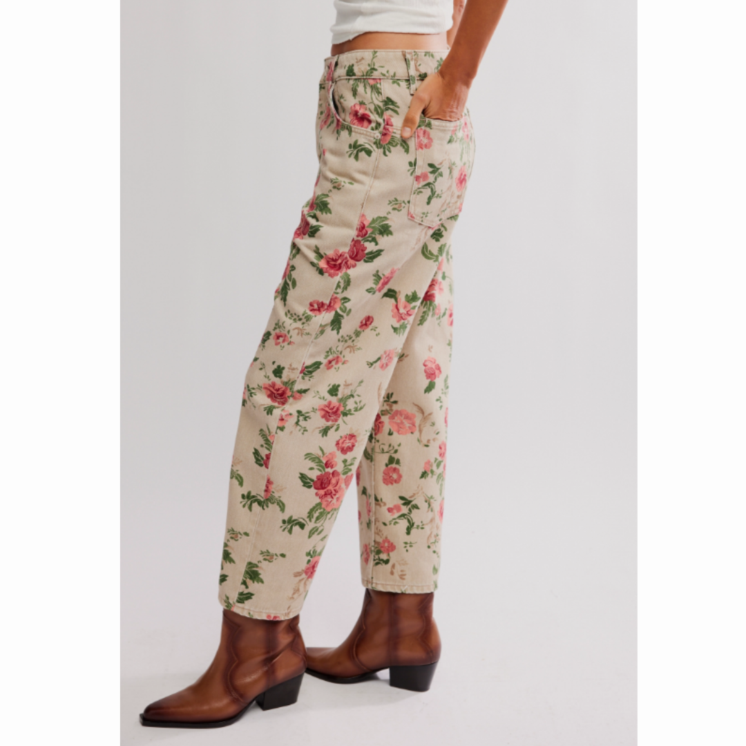 DEEP TRANCE PRINTED JEANS-Denim-FREE PEOPLE-Coriander