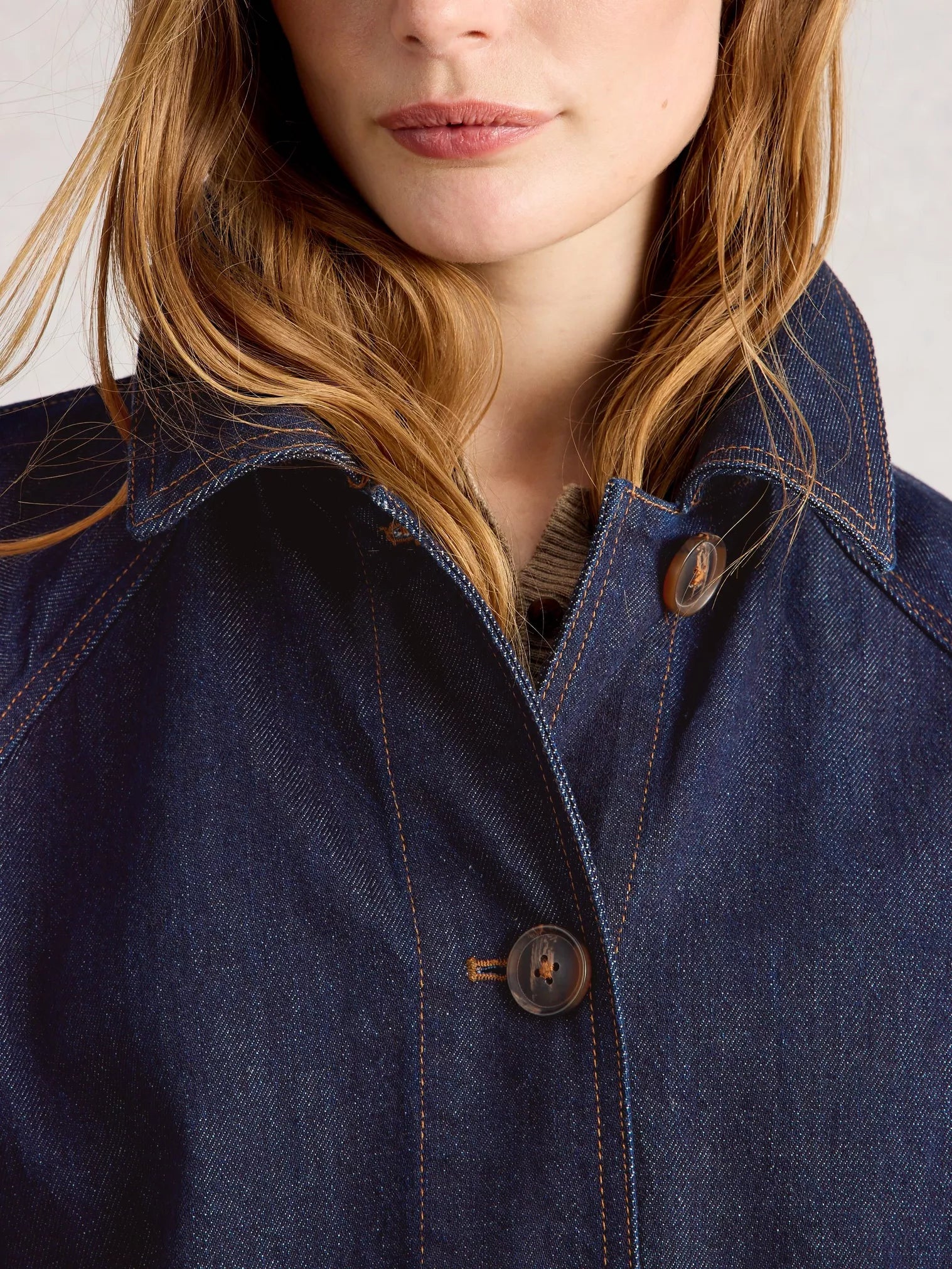 DENIM COAT | OAKLEIGH-Jackets & Sweaters-WHITE STUFF-Coriander