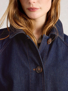 DENIM COAT | OAKLEIGH-Jackets & Sweaters-WHITE STUFF-Coriander