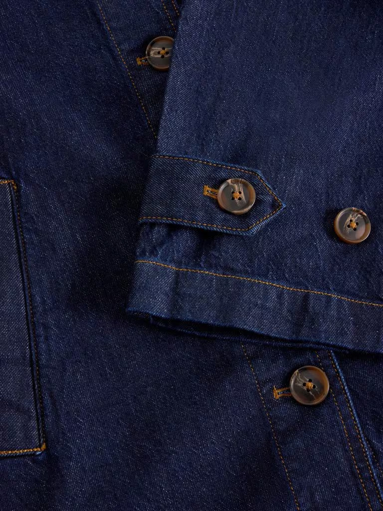 DENIM COAT | OAKLEIGH-Jackets & Sweaters-WHITE STUFF-Coriander