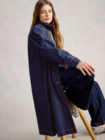 DENIM COAT | OAKLEIGH-Jackets & Sweaters-WHITE STUFF-6-DARK DENIM-Coriander