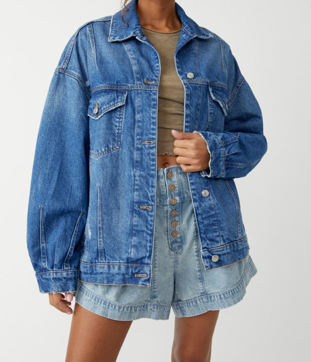 DENIM JACKET | ALL IN-Jackets & Sweaters-FREE PEOPLE-XSMALL-INDIGO BLUE-Coriander