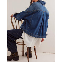 DENIM JACKET | OPAL SWING-Jackets & Coats-FREE PEOPLE-Coriander