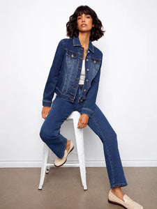 DENIM JACKET | STRETCH-Jackets & Sweaters-CHARLIE B-Coriander