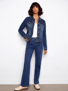 DENIM JACKET | STRETCH-Jackets & Sweaters-CHARLIE B-Coriander