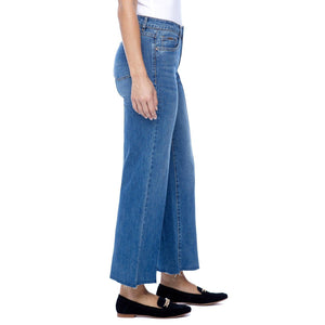 DENIM PANTS | OLIVIA WIDE LEG ANKLE-Denim-FRENCH DRESSING JEANS-Coriander