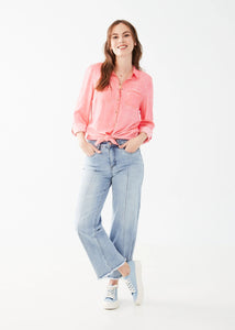 DENIM PANTS | OLIVIA WIDE LEG ANKLE-Denim-FRENCH DRESSING JEANS-Coriander