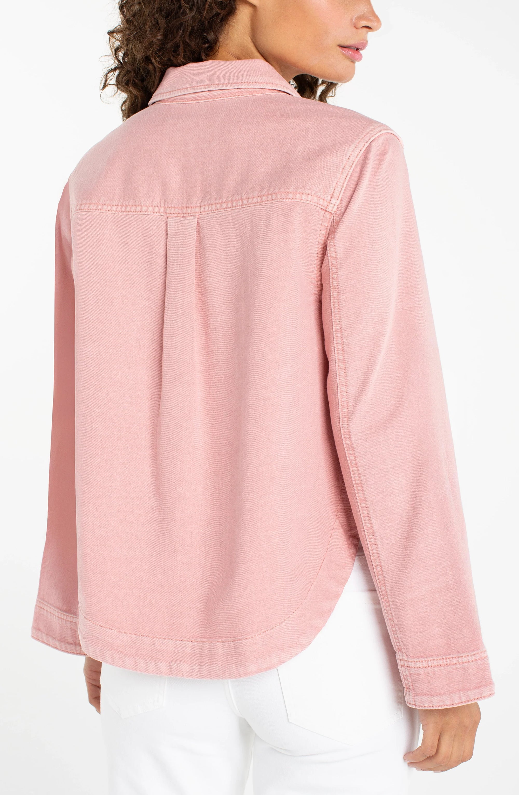 DENIM SHAKET | HIGH/LOW-Jackets & Sweaters-LIVERPOOL-Coriander