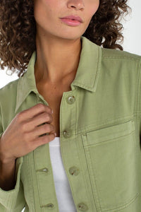 DENIM SHAKET | HIGH/LOW-Jackets & Sweaters-LIVERPOOL-Coriander