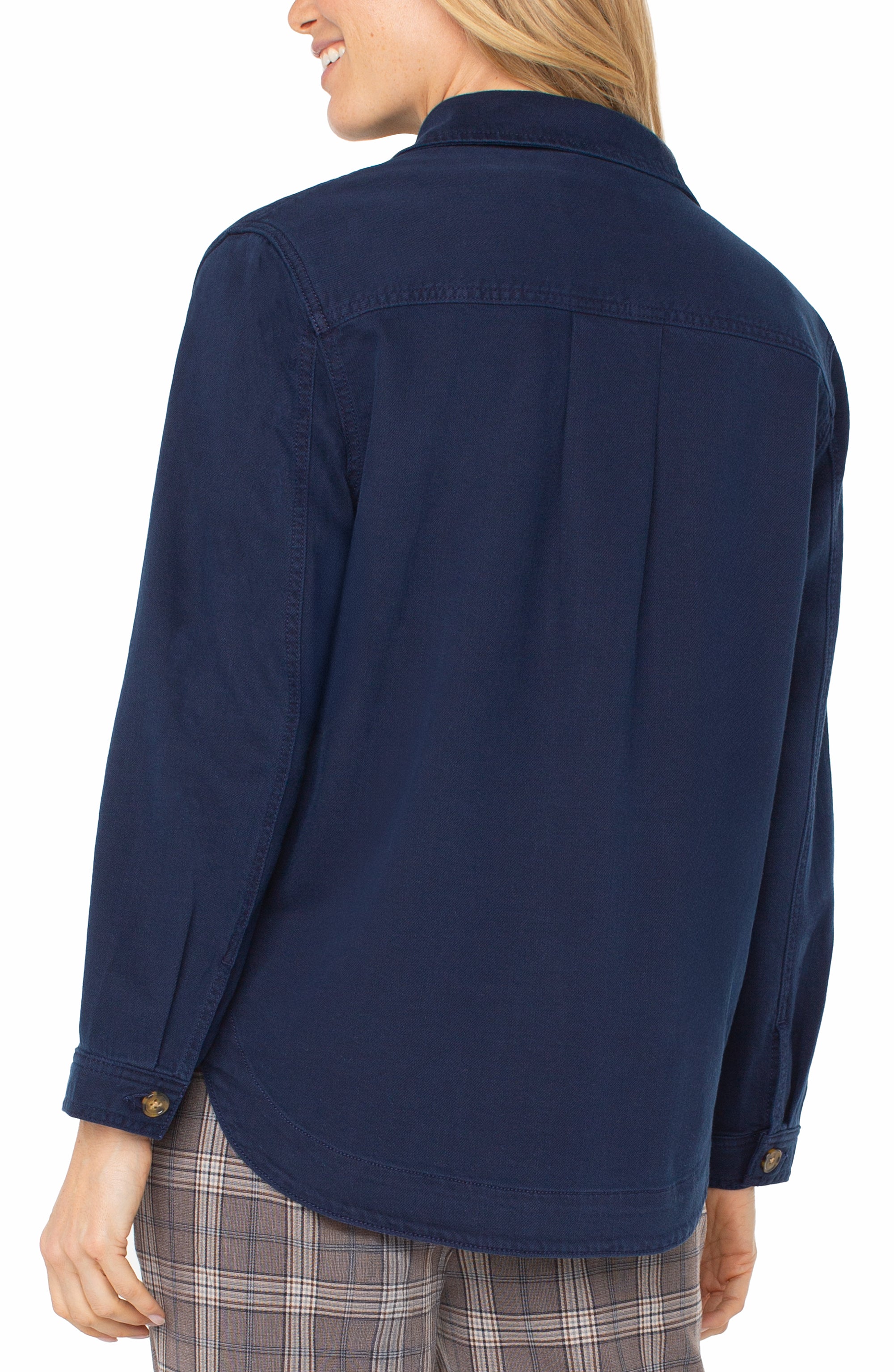 DENIM SHAKET | NAVY-Jackets & Sweaters-LIVERPOOL-Coriander