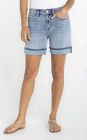 DENIM SHORTS | KEEPER CUFF-Denim-LIVERPOOL-Coriander