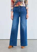 DENIM | SUZANNE WIDE LEG TROUSER-Denim-FRENCH DRESSING JEANS-4-DARK WASH-Coriander