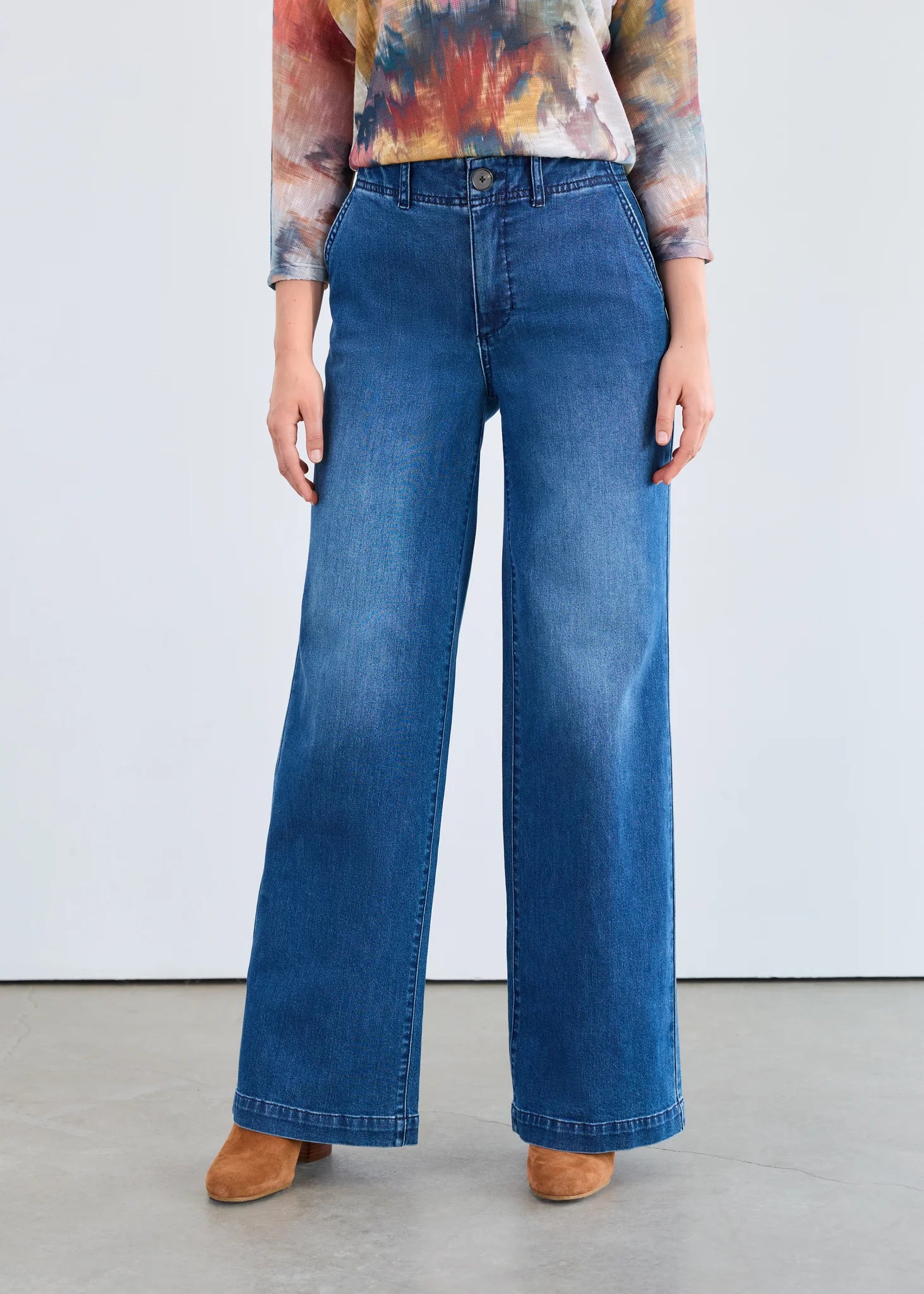 DENIM | SUZANNE WIDE LEG TROUSER-Denim-FRENCH DRESSING JEANS-4-DARK WASH-Coriander