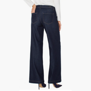 DENIM TROUSER | WIDE LEG: INDIGO RINSE-Denim-LIVERPOOL-Coriander