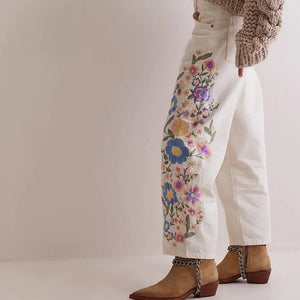DENIM | WILLOW EMBROIDERED-Denim-FREE PEOPLE-Coriander