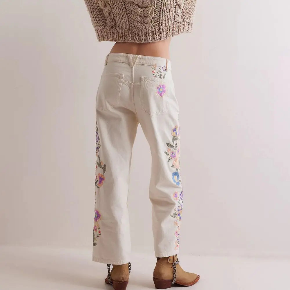 DENIM | WILLOW EMBROIDERED-Denim-FREE PEOPLE-Coriander
