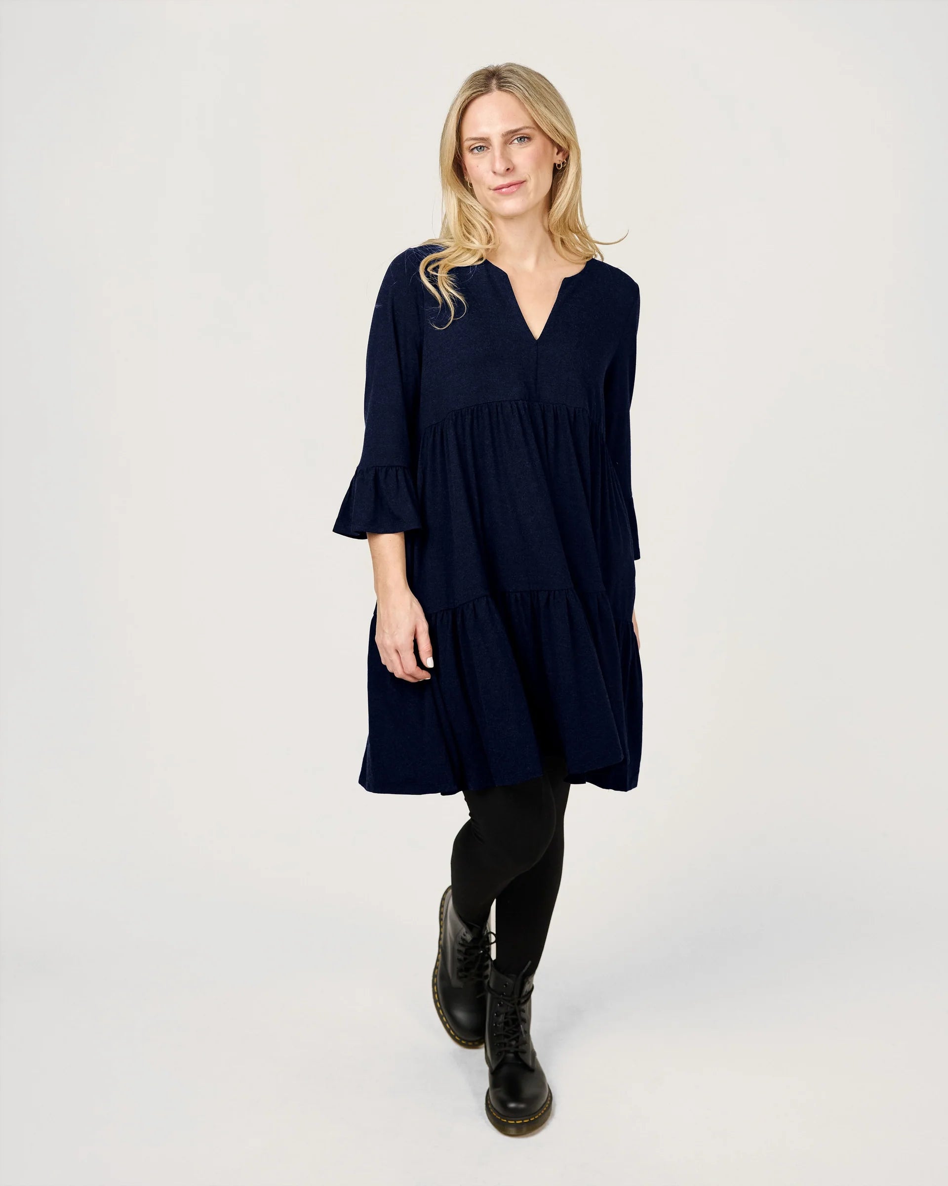 DEVAN DRESS-Dress-SHANNON PASSERO-XSMALL-INDIGO ASPEN-Coriander