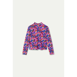 DEWBERRY FLORAL FITTED TOP-Tops-COMPANIA FANTASTICA-Coriander