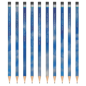 DISAPPOINTING AFFIRMATIONS PENCILS-Books & Stationery-RAINCOAST-Coriander