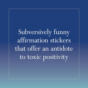 DISAPPOINTING AFFIRMATIONS STICKER BOOK-Books & Stationery-RAINCOAST-Coriander