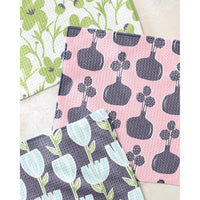 DISH CLOTH SET/3 | SPRING BOUQUET-Home-GEOMETRY-Coriander