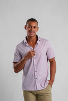 DITSY S/S KNIT SHIRT-Shirts & Tops-STONE ROSE-Coriander