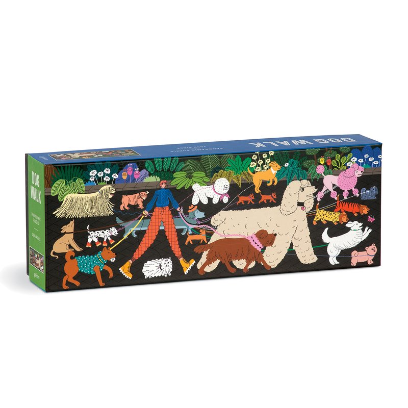 DOG WALK PANORAMIC PUZZLE-Fun and Games-RAINCOAST-Coriander