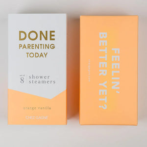 DONE PARENTING TODAY SHOWER STEAMERS-Self Care-CHEZ GAGNE-Coriander