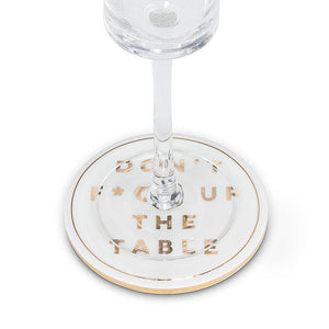 DON'T F*CK UP THE TABLE COASTER-Home Decor-ABBOTT-Coriander