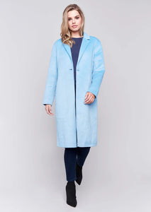 DOUBLE FACE WOOL COAT-Jackets & Sweaters-CHARLIE B-Coriander