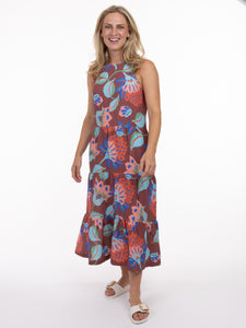 DRESS | BALI: ISLAND-Dress-SHANNON PASSERO-XSMALL-ISLAND FLOWER-Coriander