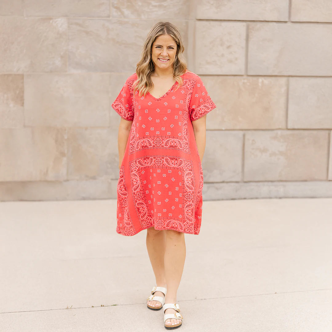 JAN 2026 | 5683 BANDANA DRESS (need Royal)-Dresses-SHANNON PASSERO-Coriander