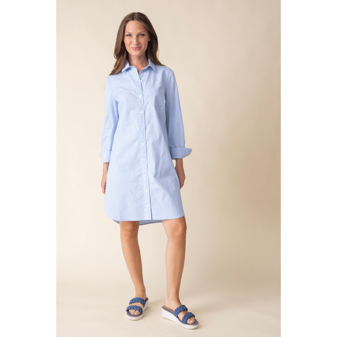 DRESS | CAFE-Dress-HABITAT-XSMALL-OXFORD BLUE-Coriander