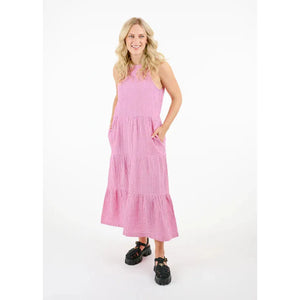 DRESS | HEATHER-Dress-SHANNON PASSERO STORE-XSMALL-BUBBLE PINK-Coriander