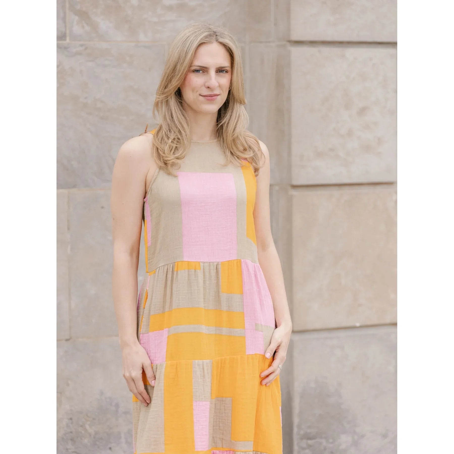 DRESS | LAOS-Dress-SHANNON PASSERO STORE-SMALL-ABSTRACT PRINT-Coriander
