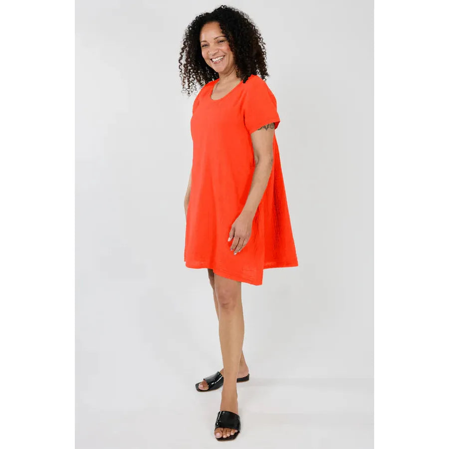 DRESS | LAYLA-Dress-SHANNON PASSERO STORE-XSMALL-SUNSET CORAL-Coriander