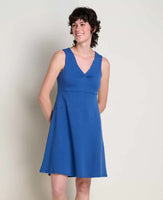 DRESS | ROSEMARIE SLEEVELESS-Dresses-TOAD&CO-SMALL-CORNFLOWER-Coriander
