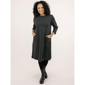DRESS | SORAYA-Dress-SHANNON PASSERO STORE-XSMALL-HEATHER CHARCOAL-Coriander